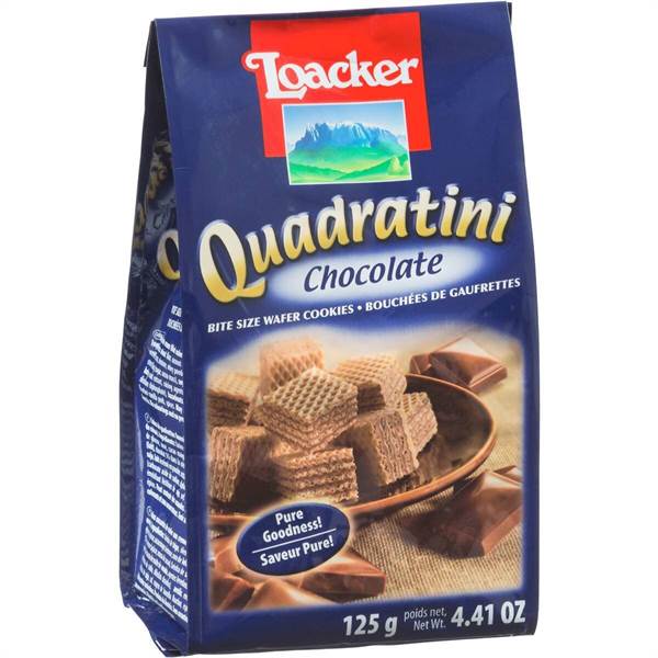 Loacker Quadratini Chocolate Imported